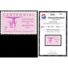 1089, Mint NH Superb 3¢ With Graded 98 PSE Certificate* Stuart Katz