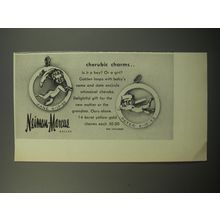 1955 Neiman-Marcus Charms Ad - Cherubic Charms
