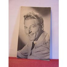 DANNY KAYE actor singer .. used vintage postcard by Warner Bros. =