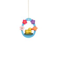 11-0603 - Christian Ulbricht Ornament - Duck in Egg - 2.1"H x 1.9"W x .8"D