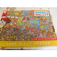 1000 piece jigsaw puzzle Wheres Wally THE WILD WILD WEST new