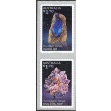 AUSTRALIA: 2025, $1.70 OPALS, DOMESTIC POST, PAIR OF MNH SELF-ADHESIVE STAMPS