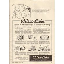 wilson company 1959 wilsco-bake hot weather shortening vintage ad