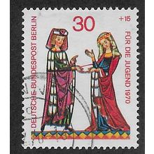 BERLIN -1970 30pf +15 'HUMANITARIAN RELIEF FUNDS' FINE USED (EBID62-119)