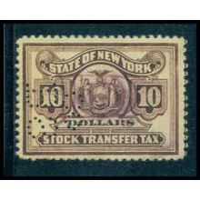 Used Revenue $10 N.Y. Stock Transfer Fine WA2905
