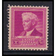876 3c Luther Burbank Fine MNH KA3496