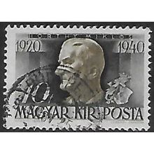 Mi 627: 10 f. green-black/olive-brown 20th Anniv. of the Regency, wmk. IX A2