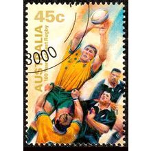 Australia 1999 Rugby 45c Used Stamp .