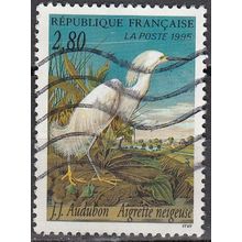 France 1995 Michel 3072A O Cote (2008) 1.00 € Aigrette neigeuse