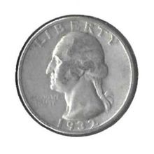 1932 US Silver Washington Quarter XF