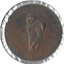 Rub My Hump for Good Luck Medal AU