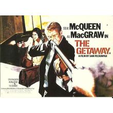 Cinema THE GETAWAY Steve McQueen Poster Art Postcard