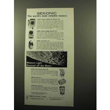 1963 Sekonic Meter Ad - L-96 L-88 L-28 L-38 LC-2 L-86