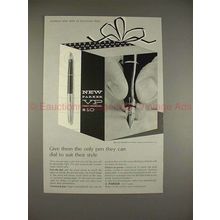 1963 Parker VP Pen Ad - Only Pen They Can Dial to Style