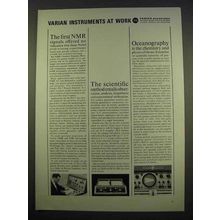 1963 Varian Instruments Ad - PA-7 Process Analyzer