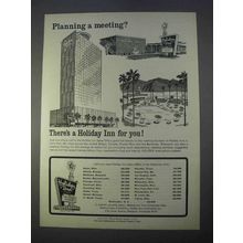 1966 Holiday Inn Ad - Planning a Meeting?
