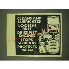 1978 Liquid Wrench 2 Ad - Cleans and lubricates loosens rust