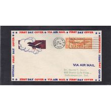 FDC Ioor Cachet C19 6c Winged Glove (Cachet-Type/A) CV43007