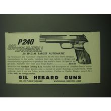 1976 Sig Hammerli P240 .38 Special Target Automatic Pistol Advertisement