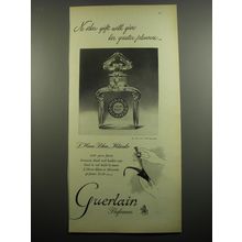 1955 Guerlain L'Heure Bleue Perfume Advertisement