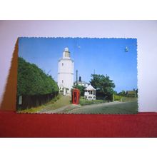 NORTH FORELAND KIGHTHOUSE, ISLE OF THANET, KENT. used postcard 1981 pm /