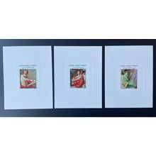 Mauritanie 1968 Mi. 344 - 346 Epreuve De Luxe Proof Dominique Ingres Tableau Art