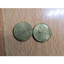 France Republic 1984 5 Centimes Coin