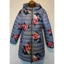 Joules padded quilted Winter Coat Size 14 blue