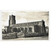 Blythburgh Church, Suffolk, RP Postcard.