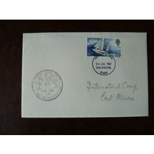 1967 Great Britain International Camp E Mersea Colchester special cancel FDC