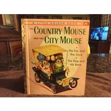 Little Golden Book The Country Mouse & City Mouse By Patricia Scarry (A) 1961