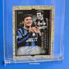 Topps Champions League 2023/24 Sticker #731 Javier Zanetti Inter Milan. Auto