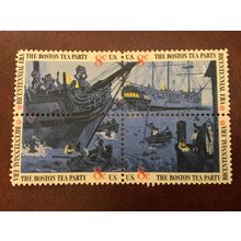 ICOLLECTZONE US #1480-83 Boston Tea Party VF NH
