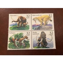 ICOLLECTZONE US #3077-80 VF NH Prehistoric Animals