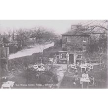 Animated The Whie Horse Hotel Shenley Hertfordshire Postcard (QHER388)