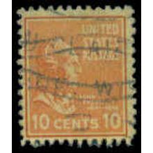 Used 815 10c John Tyler Fine M07953