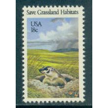 1922 18c Badger Fine MNH MA0857