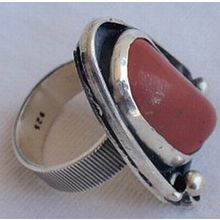 Natural blood stone ring LG
