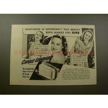 1940 Lux Soap Ad w/ Carole Lombard - Daintiness!!