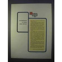 1966 Universal Oil Products UOP Ad - Competence