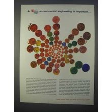 1966 UOP Universal Oil Products Ad - Environmental