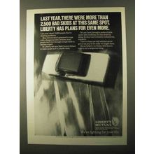 1971 Liberty Mutual Ad - More Than 2,500 Bad Skids
