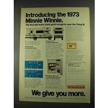 1973 Winnebago Minnie Winnie Motorhome Ad