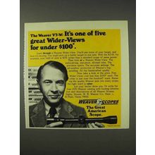 1976 Weaver V7-W Scope Ad - Wider-Views