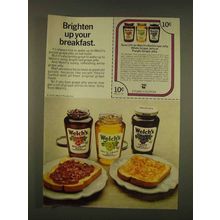 1976 Welch's Grape Jelly Ad - Brighten Up Breakfast