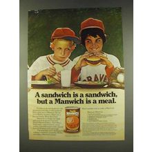 1977 Hunt's Manwich Ad - A Sandwich