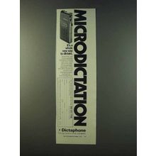 1979 Dictaphone Micromite Portable Dictation Machine Ad