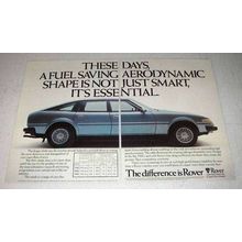 1979 Rover Car Ad - Fuel Saving Aerodynamic