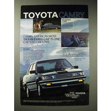 1986 Toyota Camry Ad - Trouble-Free Car