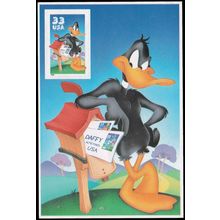 3306c 32c Daffy Duck Fine Panel of 1 MNH L01591